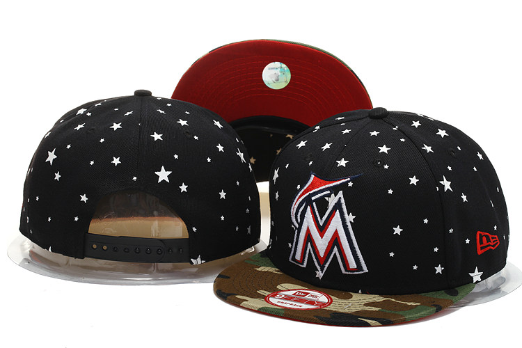 MLB Miami Marlins NE Snapback Hat #28